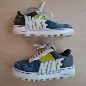 Nike Air Force 1 "Force Is Female" Multicolor Sneakers Women's Size 8.5